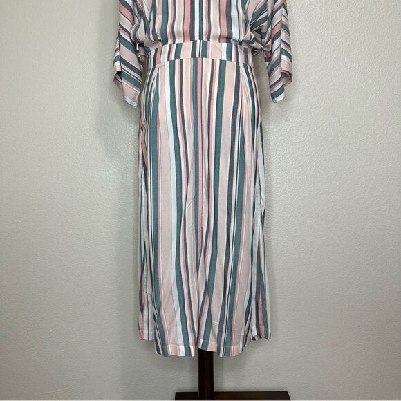 NWOT Roxy Run the Road 3/4 Sleeve Midi Dress - Picture 11 of 13